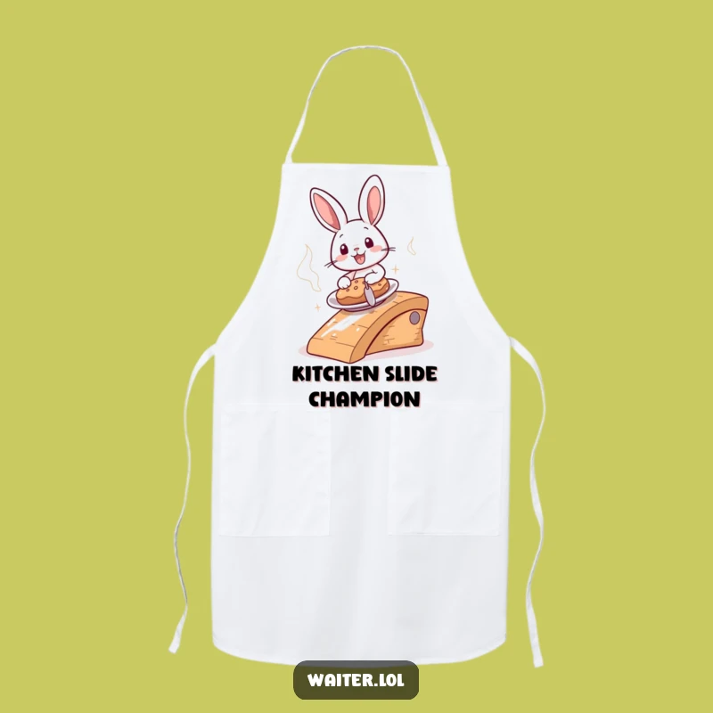 Funny Bunny Chef Apron - Serve Speedily with Cheer