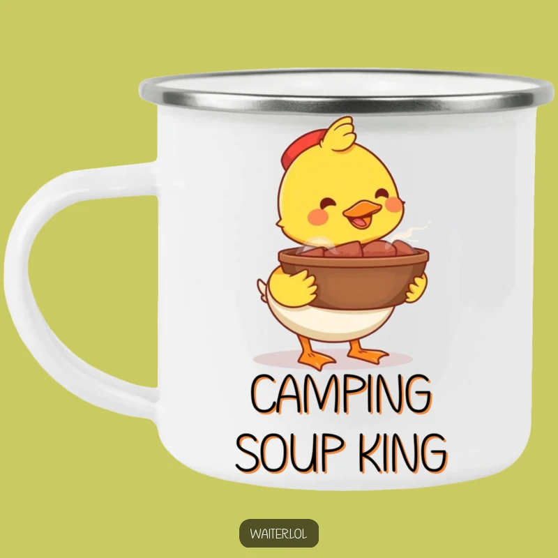 Durable Funny Duck Bowl Camping Mug: Fuel Your Adventures Proudly