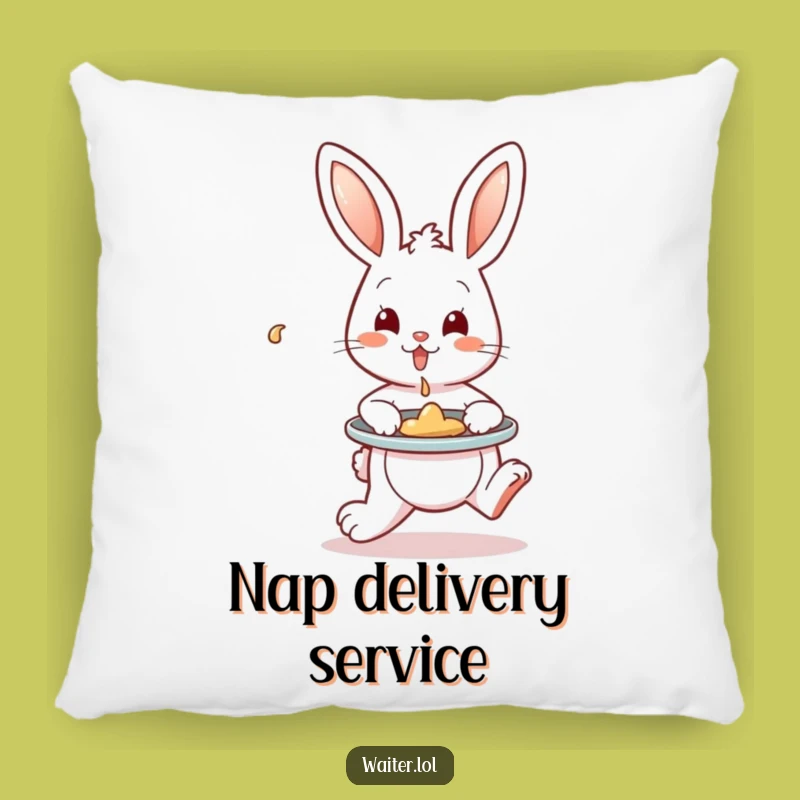 Funny Bunny Spill Pillow: Comfy Cushion, Ideal Funny Gift for Cozy Moments!