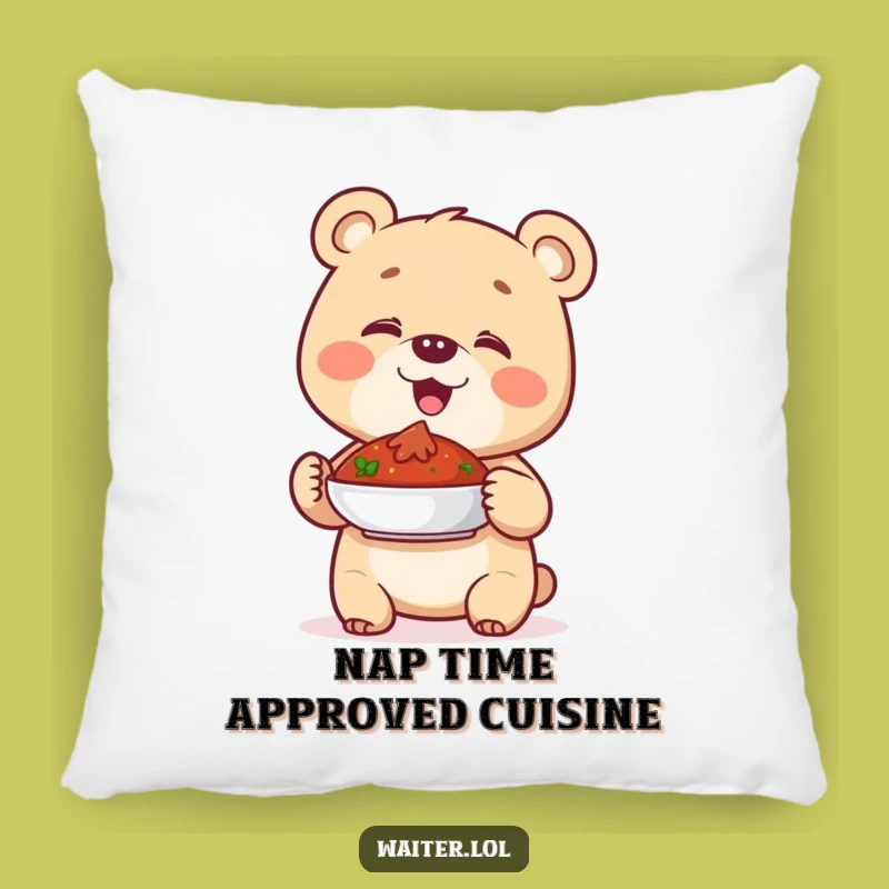 Funny Giggling Bear Cub Pillow - Proudly Cushion Your Laughs!