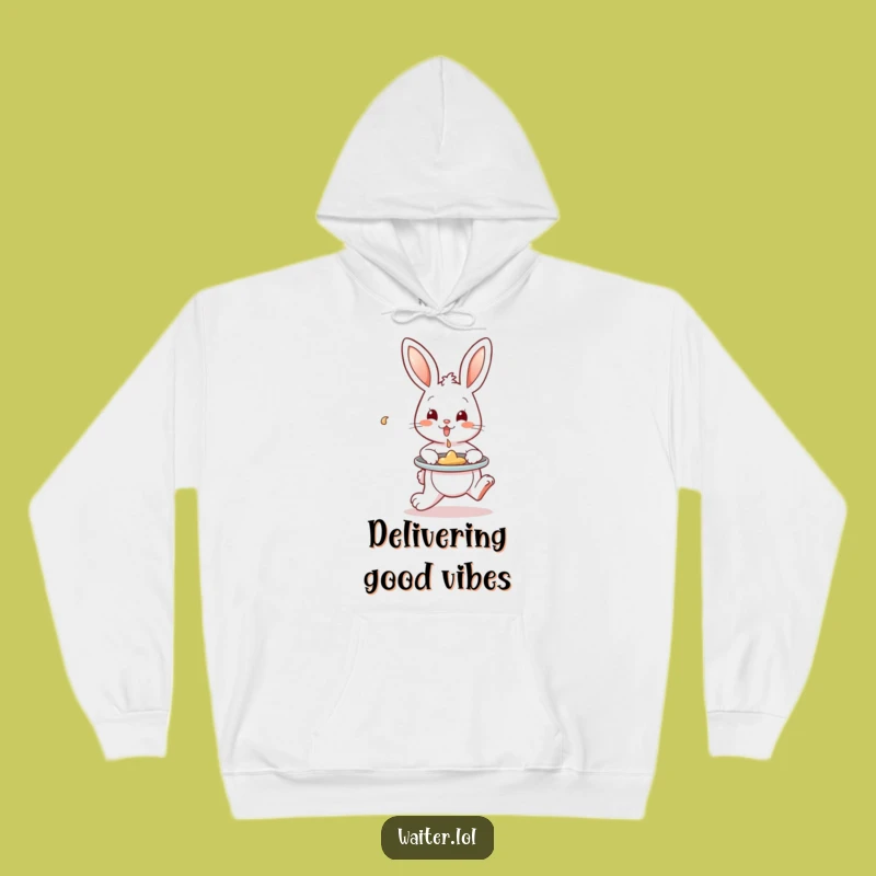 Cozy Funny Bunny Spill Control Hoodie: Warm Assurance, Perfect Funny Gift!