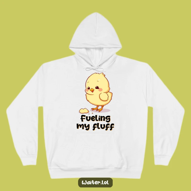 Cozy Funny Chick Pecking Hoodie: Warm & Witty Comfort