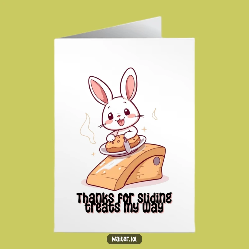 Thank You Bunny Card: Free Printable, Swift Gratitude Downloadable Gift!