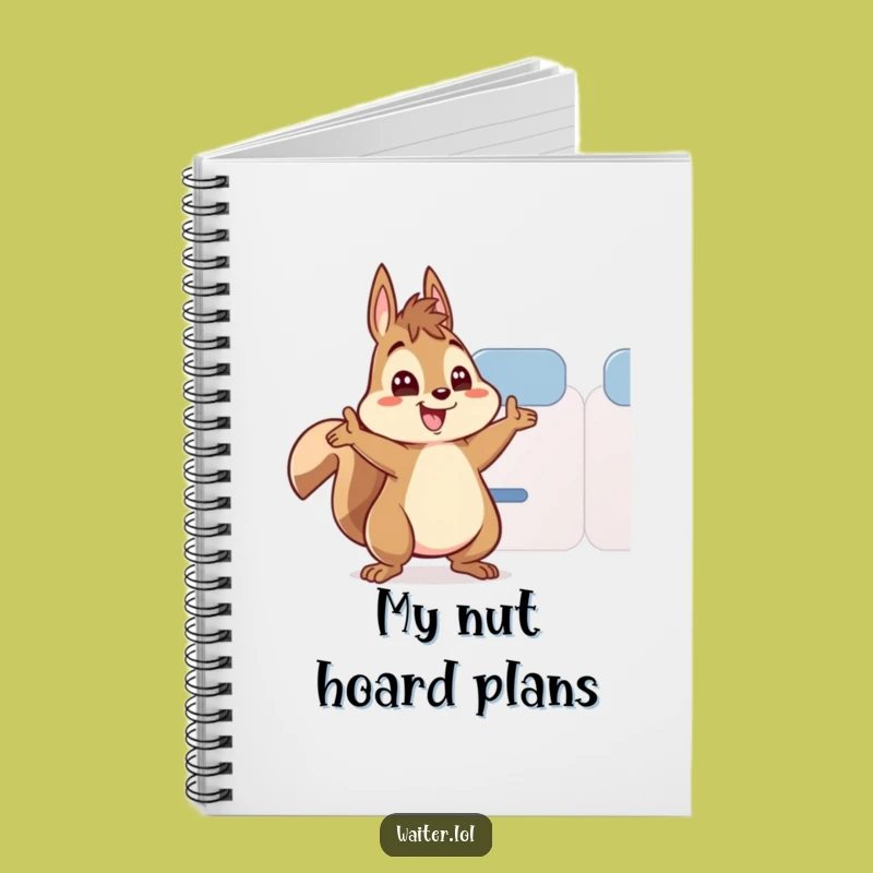Funny Squirrel's Tea Journal - Wide Eyed Notes