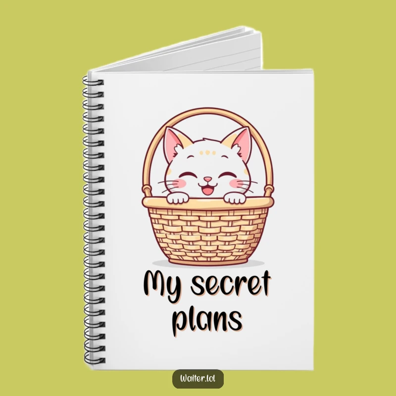 Funny Cat Napkin Notebook - Jot Down Your Purr-fect Ideas