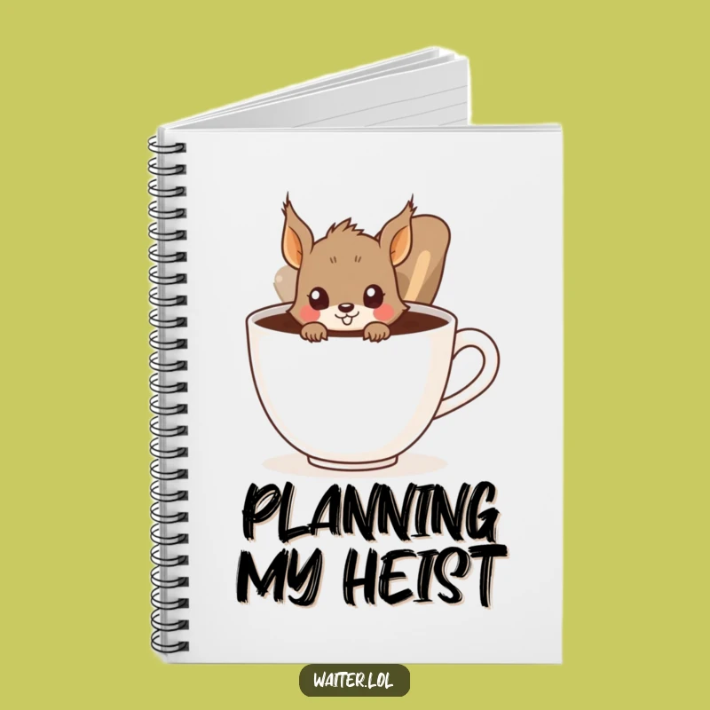 Funny Squirrel Notebook: Jot Down Ideas with Humor, Perfect Gift
