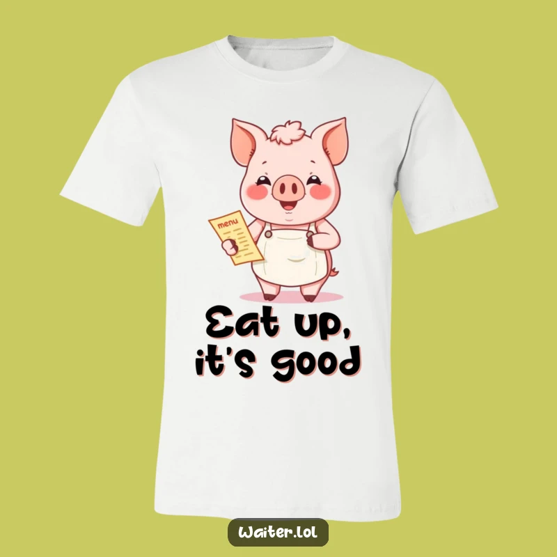 Funny Jovial Pig T-Shirt: Chef Life Design, Comfy & Humorous Apparel