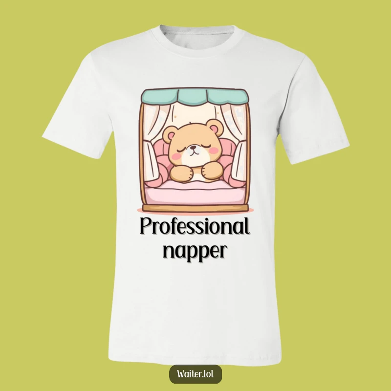 Funny Sleepy Bear T-Shirt: Cozy Nap Vibes for Ultimate Relaxation